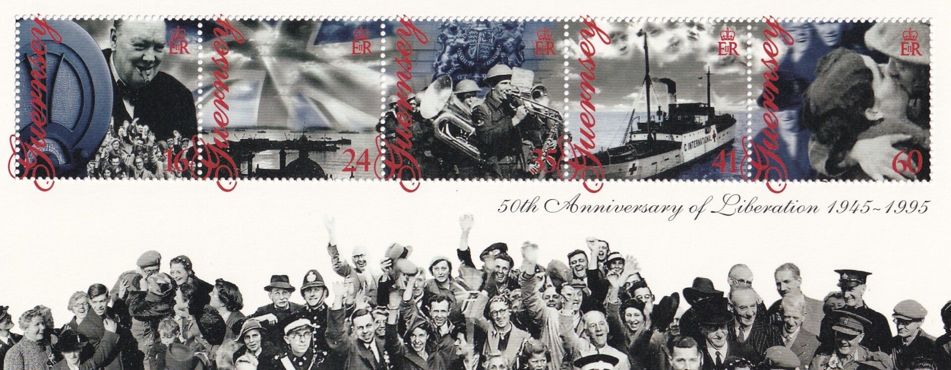 Guersney - 1995 - WOII - Postfris