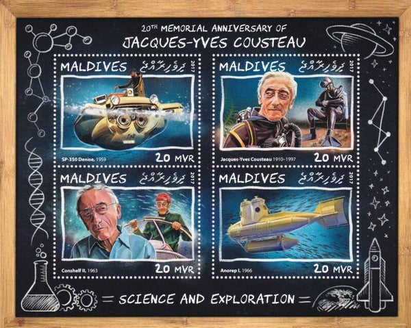 Malediven - 2017 - Cousteau - Postfris