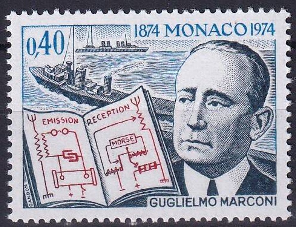 Monaco - 1974 - G.Marconi - Postfris