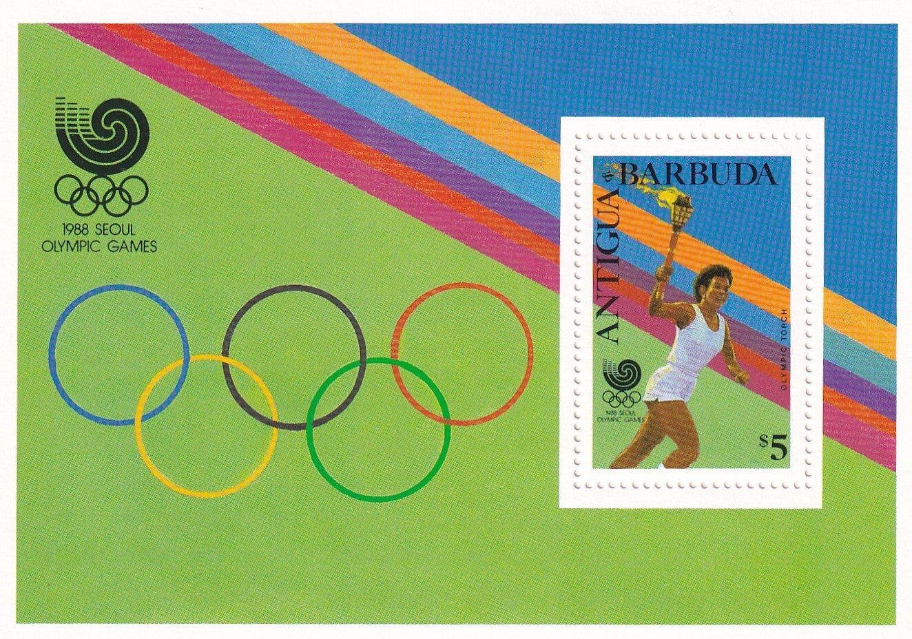 Antigua & Barbuda - 1988 - Olympische spelen - Postfris