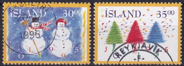 Ijsland - 1995 - Kerst - Gestempeld