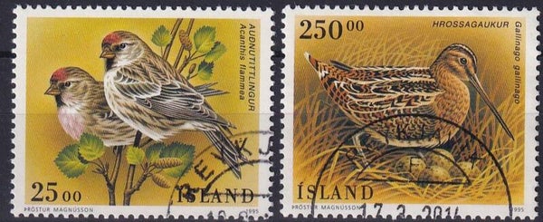 Ijsland - 1995 - Vogels - Gestempeld