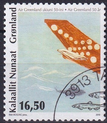 Groenland - 2010 - Luchtvaart - Gestempeld