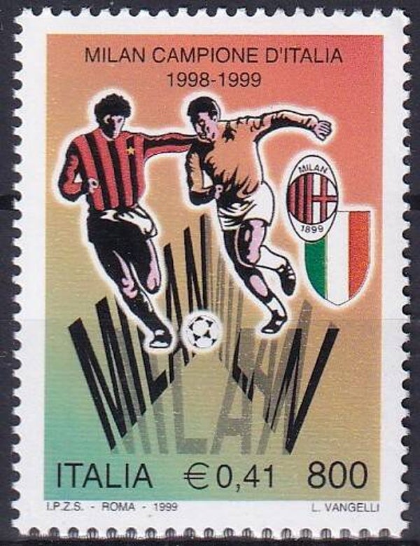 Italie - 1999 - Voetbal - Postfris