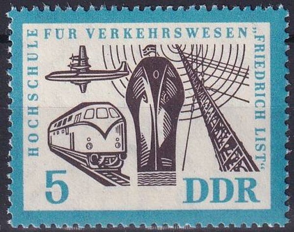 DDR - 1962 - Verkeersschool - Postfris