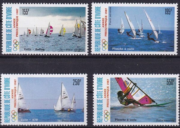 Ivoorkust - 1987 - Olympische spelen - Postfris