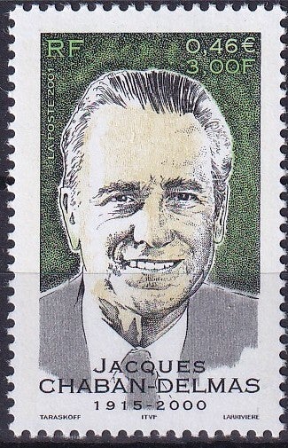 Frankrijk - 2001 - J Chaban Delmas - Postfris