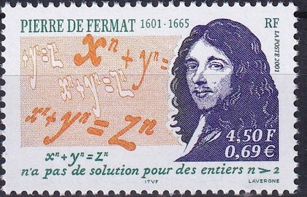 Frankrijk - 2001 - P de Fermat - Postfris