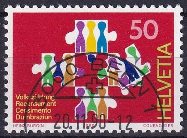 Zwitserland - 1990 - Gestempeld