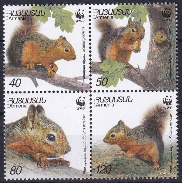 Armenie - 2001 - WWF - Postfris