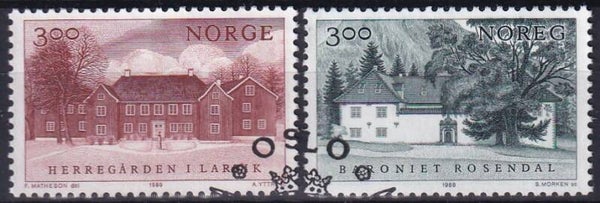 Noorwegen - 1989 - Landhuizen - Gestempeld