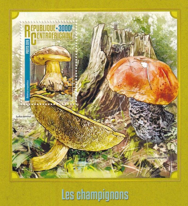 Centraal Afrika - 2016 - Paddestoelen - Postfris