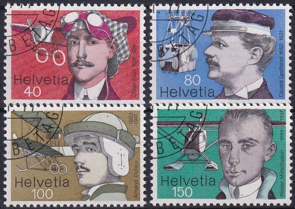 Zwitserland - 1977 - Luchtvaart - Gestempeld