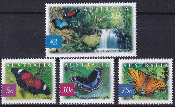 Australie - 2004 - Vlinders - Postfris