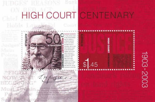 Australie - 2003 - High Court - Postfris