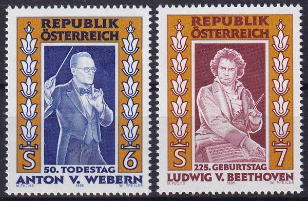 Oostenrijk - 1995 - Componisten - Postfris