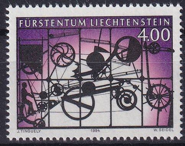 Liechtenstein - 1994 - J.Tinguely - Postfris