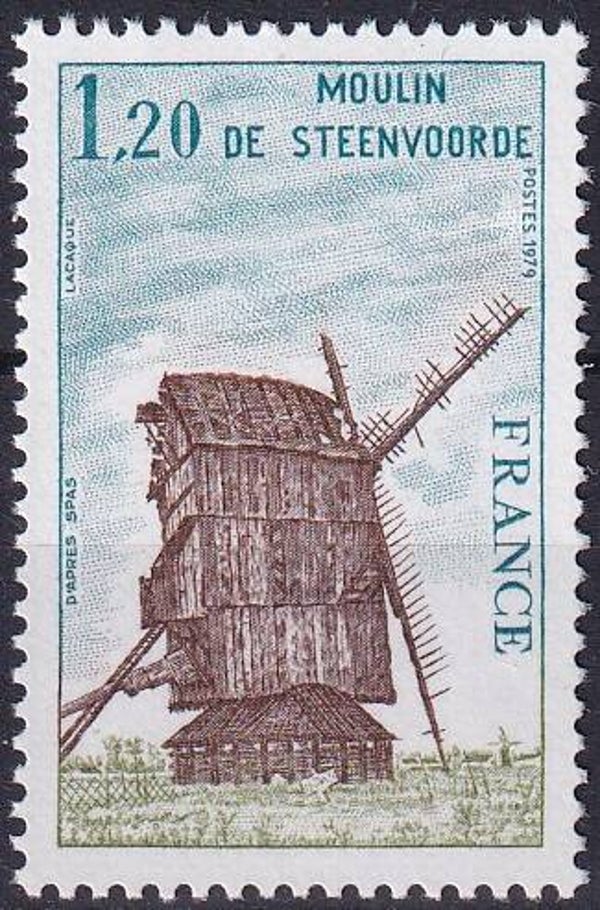 Frankrijk - 1979 - Molen - Postfris