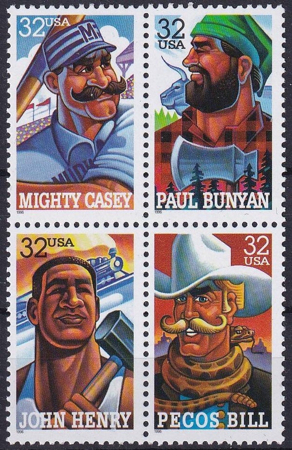 USA - 1996 - Volkshelden - Postfris
