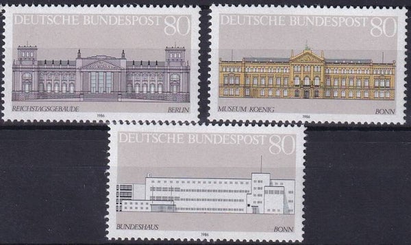 Duitsland - 1986 - Architectuur - Postfris