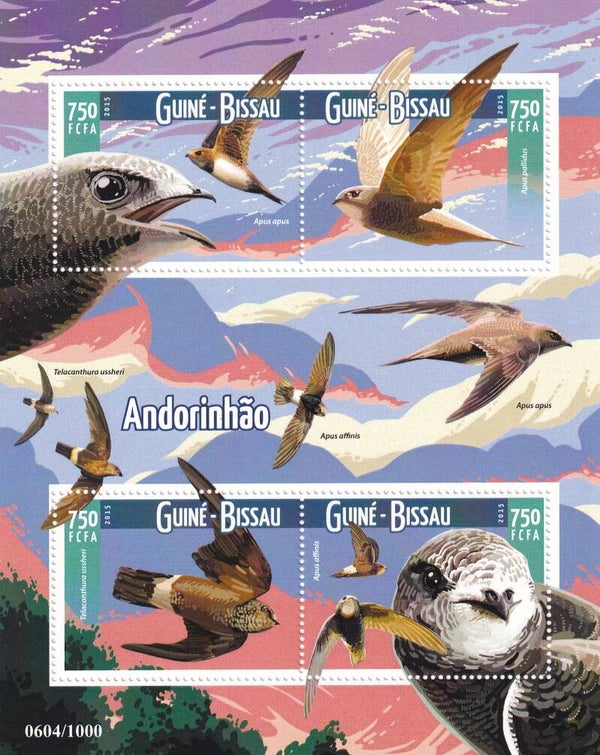 Guine Bissau - 2015 - Roofvogels - Postfris