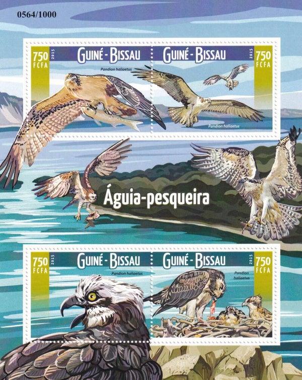 Guine Bissau - 2015 - Roofvogels - Postfris