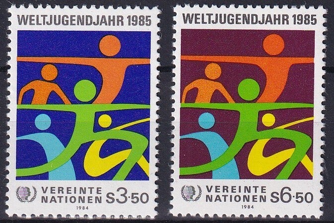 Verenigde Naties Wenen - 1984 - Jaar van de jeugd - Postfris
