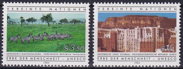Verenigde Naties Wenen - 1984 - Erfgoed - Postfris