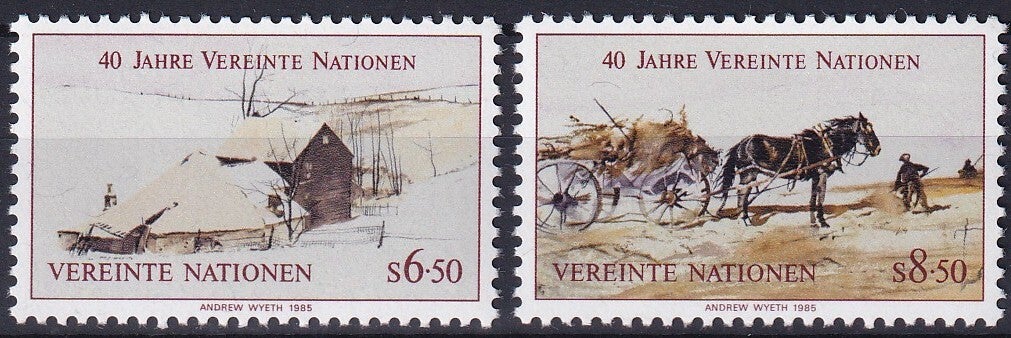 Verenigde Naties Wenen - 1985 - 40 jaar UNO - Postfris