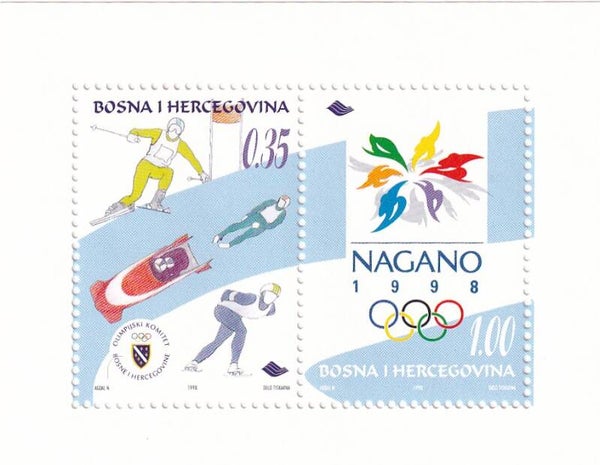 Bosnie Herzegovina - 1998 - Olympische spelen - Postfris