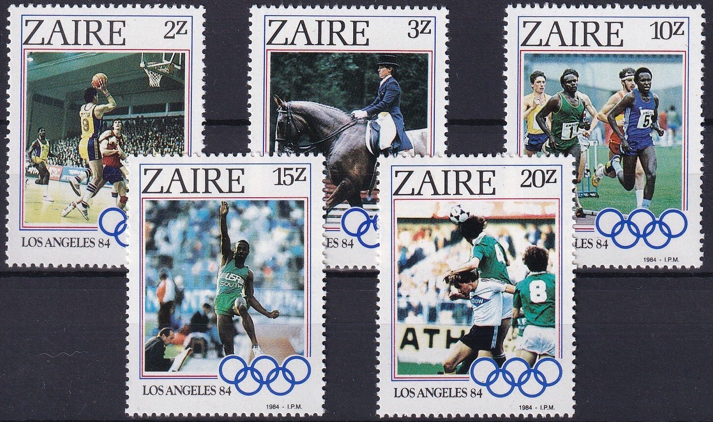 Zaire - 1984 - Olympische spelen - Postfris