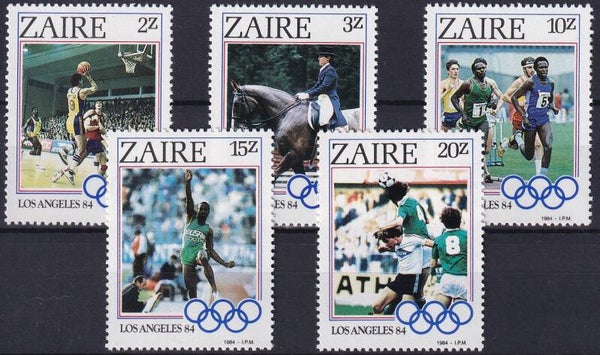 Zaire - 1984 - Olympische spelen - Postfris