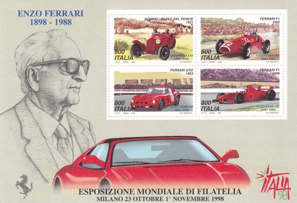 Italie - 1998 - Ferrari - Postfris