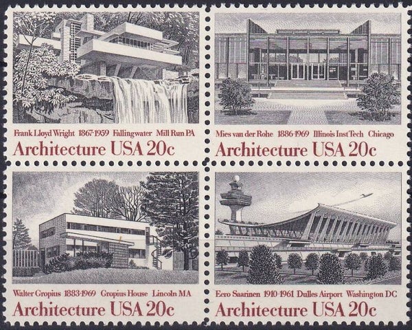 USA - 1982 - Architectuur - Postfris