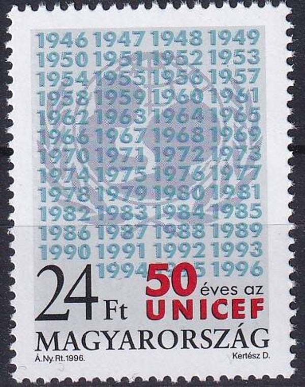 Hongarije - 1996 - Unicef - Postfris