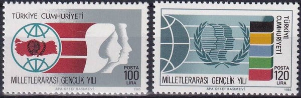 Turkije - 1985 - Jaar van de jeugd - Postfris
