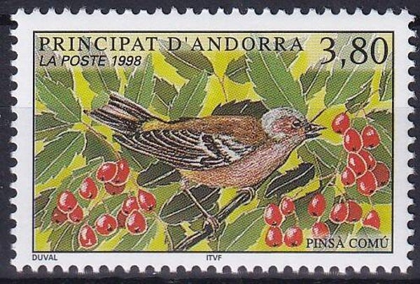 Frans Andorra - 1998 - Vogel - Postfris