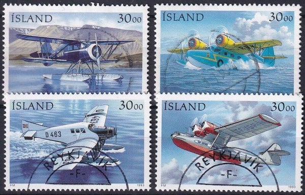 Ijsland - 1993 - Vliegtuigen - Gestempeld