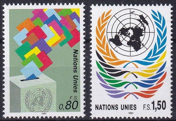 Verenigde Naties Geneve - 1991 - Definitives - Postfris