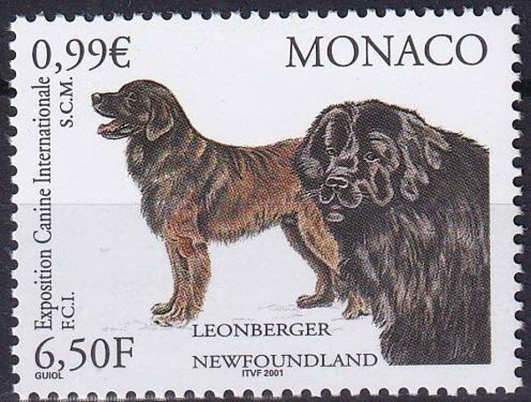 Monaco - 2001 - Honden - Postfris
