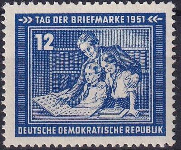 DDR - 1951 - Postzegeldag - Postfris