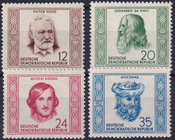 DDR - 1952 - Bekende personen - Postfris ***