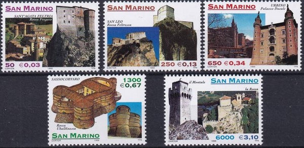 San Marino - 1999 - Kastelen - Postfris
