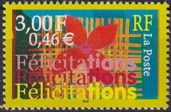 Frankrijk - 2000 - Felicitaties - Postfris