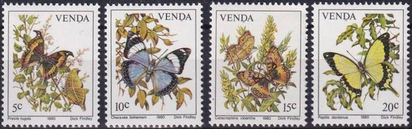 Venda - 1980 - Vlinders - Postfris