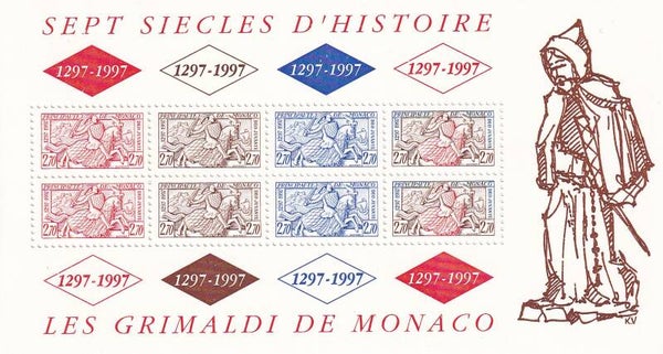 Monaco - 1997 - Grimaldi - Postfris