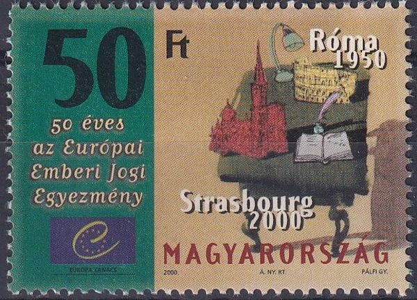 Hongarije - 2000 - Mensenrechten / Europese meeloper - Postfris