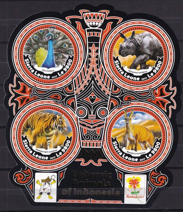 Sierra Leone - 2017 - Dieren - Postfris