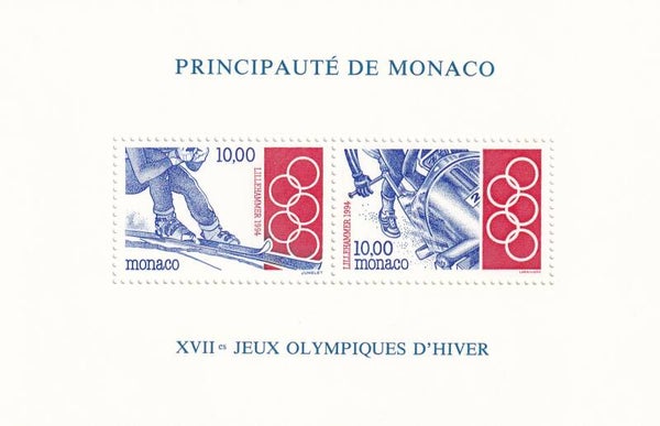 Monaco - 1994 - Olympische spelen - Postfris