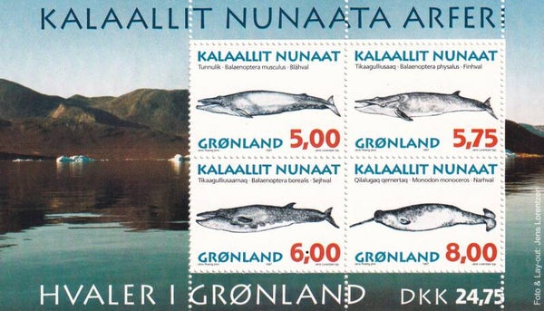 Groenland - 1997 - Walvissen - Postfris